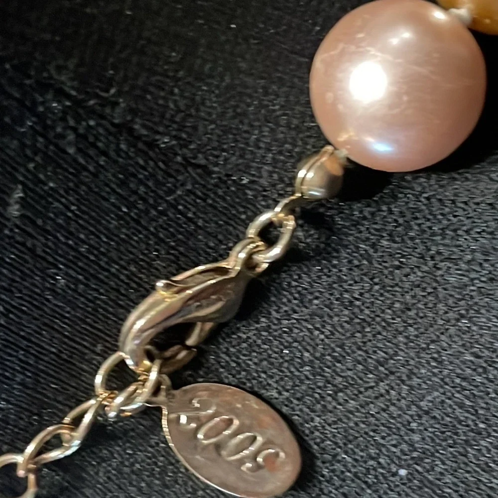 Kenneth Jay Lane Designer 2009 Ingural Multi -Pearl Necklace women Vintage - Picture 3 of 8